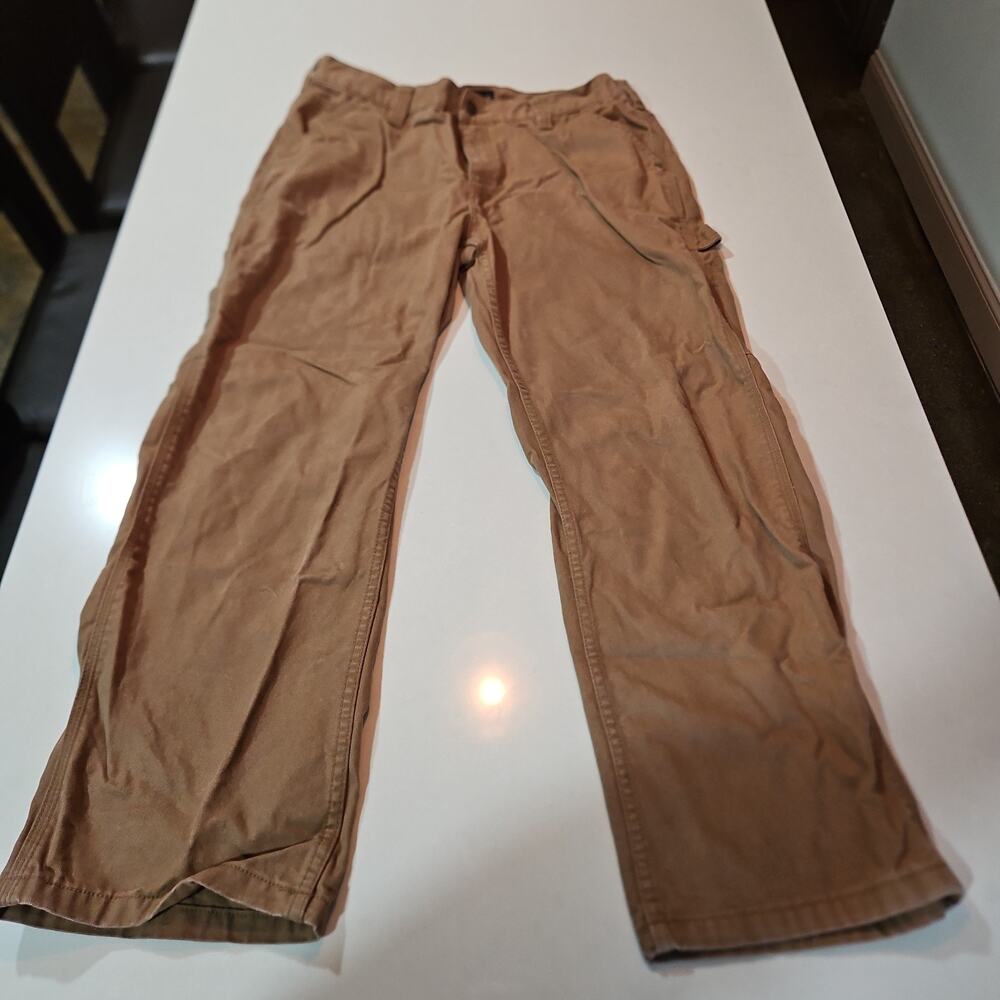 Wolverine Mens Mens Tan Cotton Canvas Carpenter Work Pants